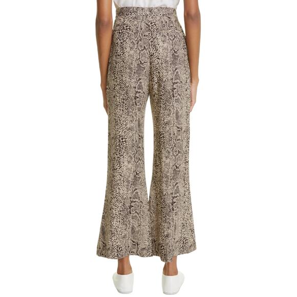 Malene Birger Snakeskin Jacquard Luxe Mafaldana Trousers Pants IT 38 / US 2 NEW - Picture 6 of 11